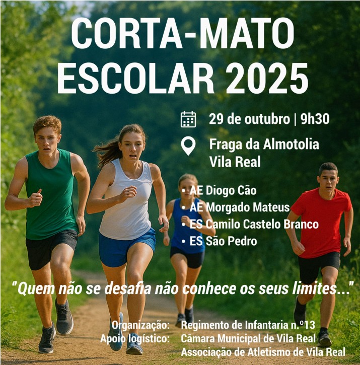 Corta Mato escolar dia 29 de outubro