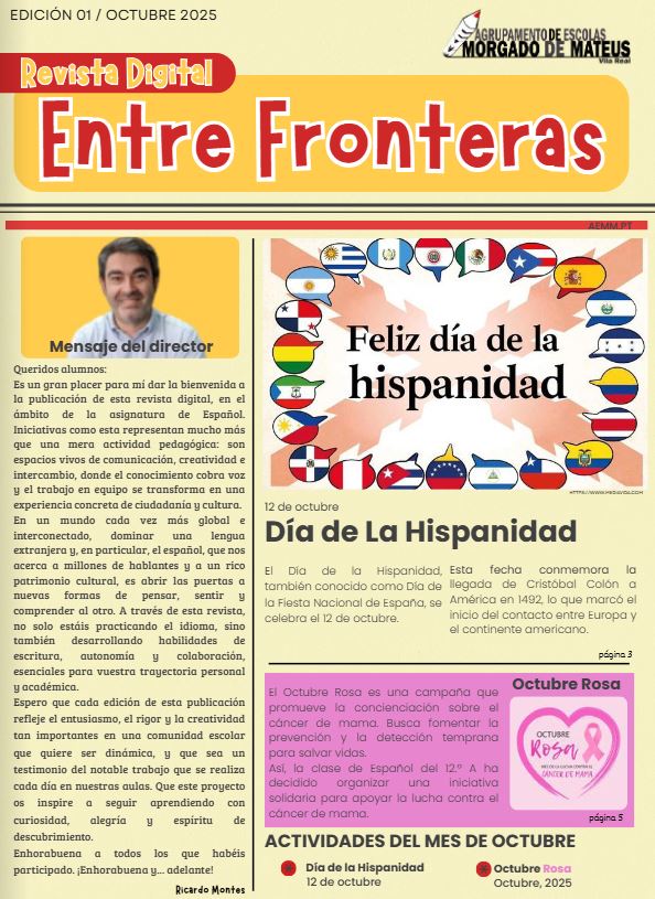 Revista Digital “ENTRE FRONTERAS” — Vozes que unem mundos!