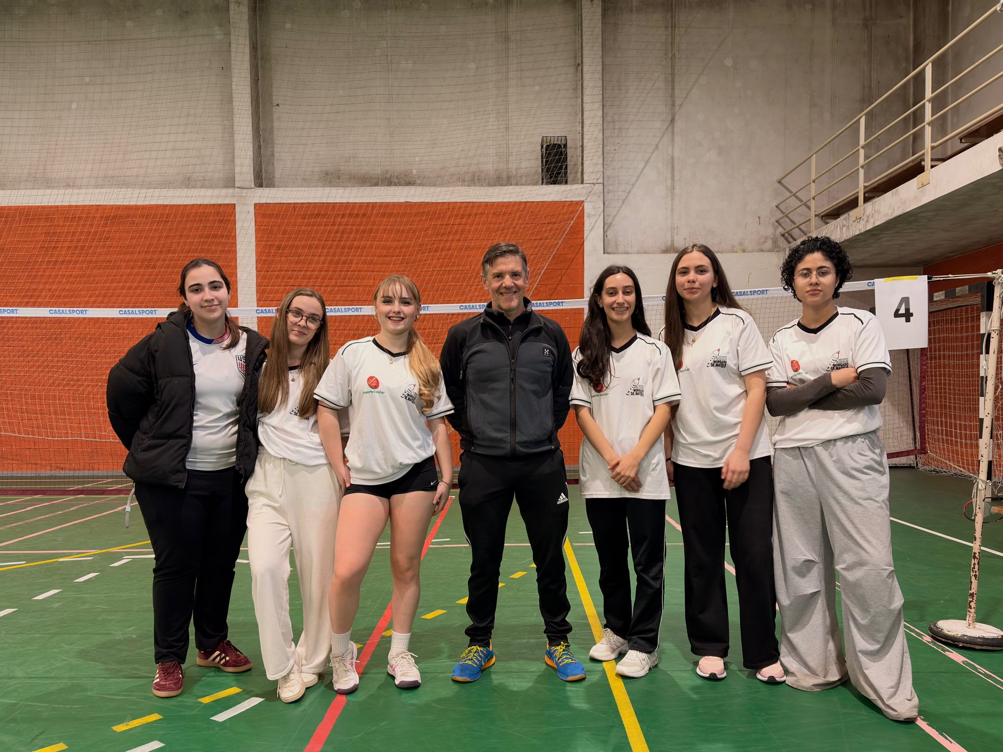 Encontro de badminton.